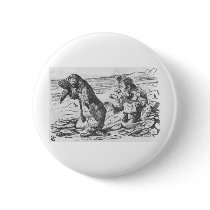 Alice in Wonderland: Walrus Carpenter & Oysters buttons