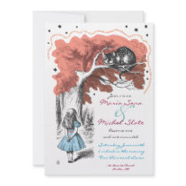 Alice In Wonderland Wedding Invitation