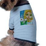 ALICE IN WONDERLAND WHITE RABBIT DOGGIE TEE SHIRT