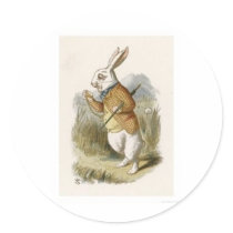 Alice in Wonderland: White Rabbit in Color Stickers
