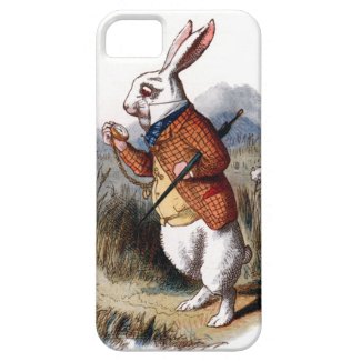 Alice in Wonderland White Rabbit iPhone 5 Case