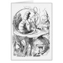 Alice in Wonderland: Who are You? Caterpillar card