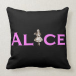 Alice in Wonderland Word Play American MoJo Pillow