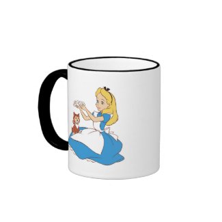 Alice in Wonderland's Alice and Dinah Disney mug
