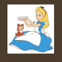 Alice in Wonderland's Alice and Dinah Disney t-shirts