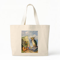 ALICE LISTENED INTENTLY AS THE GRIFFIN SPOKE CANVAS BAG