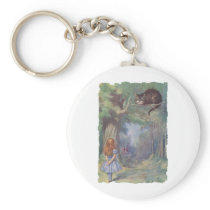 Alice meets Cheshire Cat Key Chains