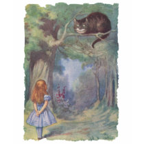 Alice meets Cheshire Cat t-shirts by Storybook_Quotes Alice meets Cheshire Cat t-shirts