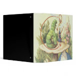 Alice Meets the Caterpillar Vinyl Binders