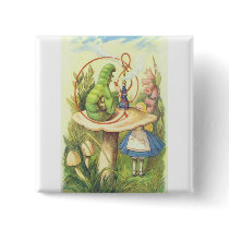 Alice Meets the Caterpillar Pin