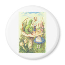 Alice Meets the Caterpillar Magnets