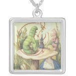 Alice Meets the Caterpillar Personalized Necklace