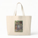 Alice meets the Cheshire Cat Canvas Bag