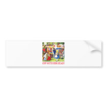 ALICE - OFF WITH HER HEAD! BUMPER STICKER