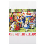ALICE - OFF WITH HER HEAD! STATIONERY