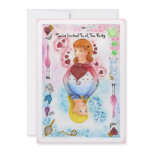Alice Playing Card Invitation