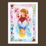 Alice Playing Card Print posters