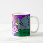 Alice & Rabbit In Wonderland Forest Mugs