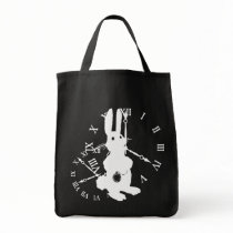 Alice Rabbit Late Canvas Bags