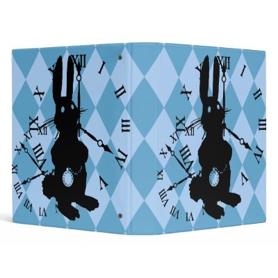 Alice Rabbit Late Binder by opheliasart