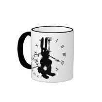 Alice Rabbit Late Mugs