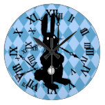Alice Rabbit Late Wall Clock