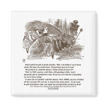 Alice Red Queen Running To Stay In Same Place Fridge Magnets