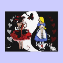 Alice Reflected postcards