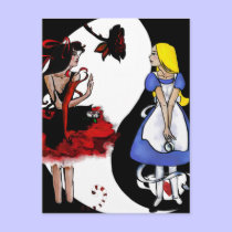 Alice Reflected postcards