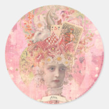 Alice Round Sticker