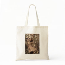Alice Swarmed by Playing Cards bags