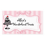 Alice Sweet Shop Business Cards