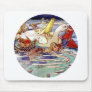 Alice Swimming In the Caucus Race Mouse Pads