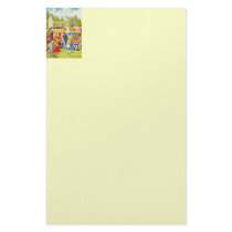 Alice & the Angry Queen Color Stationery Design