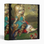 Alice & the Bosch Birds BINDER in wonderland goth binders