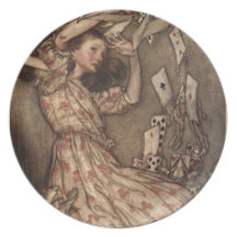Alice & the Cards by Arthur Rackham Dinner Plates