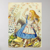 Alice & the Cards Full Color Print