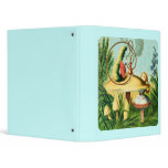 Alice & the Caterpillar 3 Ring Binder