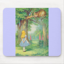 Alice & the Cheshire Cat Color Mousepad