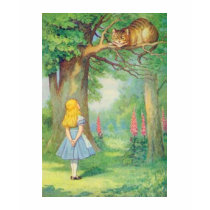 Alice & the Cheshire Cat Color T-shirt