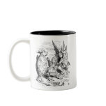 Alice, the Gryphon and the Mock Turtle Dance Coffee Mugs