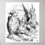 Alice, the Gryphon and the Mock Turtle Dance Print