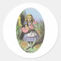 Alice & the Pig Baby in Pastels Sticker