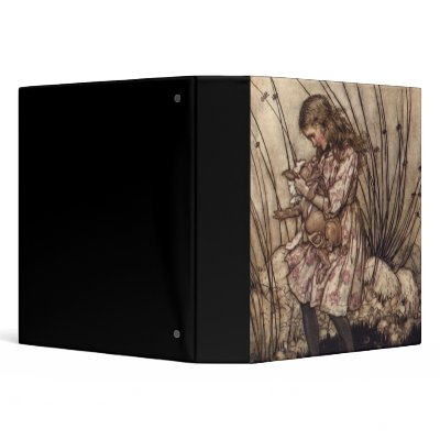 Alice & the Pig by Arthur Rackham Vinyl Binder by APlaceForAlice