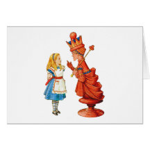 Alice & The Red Queen Card