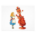 Alice & The Red Queen Personalized Announcements