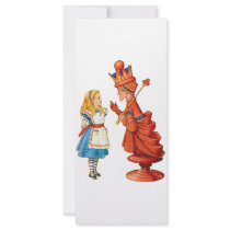 Alice & The Red Queen Custom Rack Card