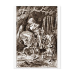 Alice & the White Knight Postcard
