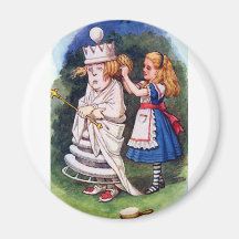 Alice & the White Queen Fridge Magnets