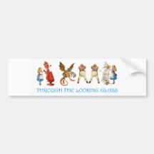 ALICE THROUGH THE LOOKING GLASS BUMPER STICKER